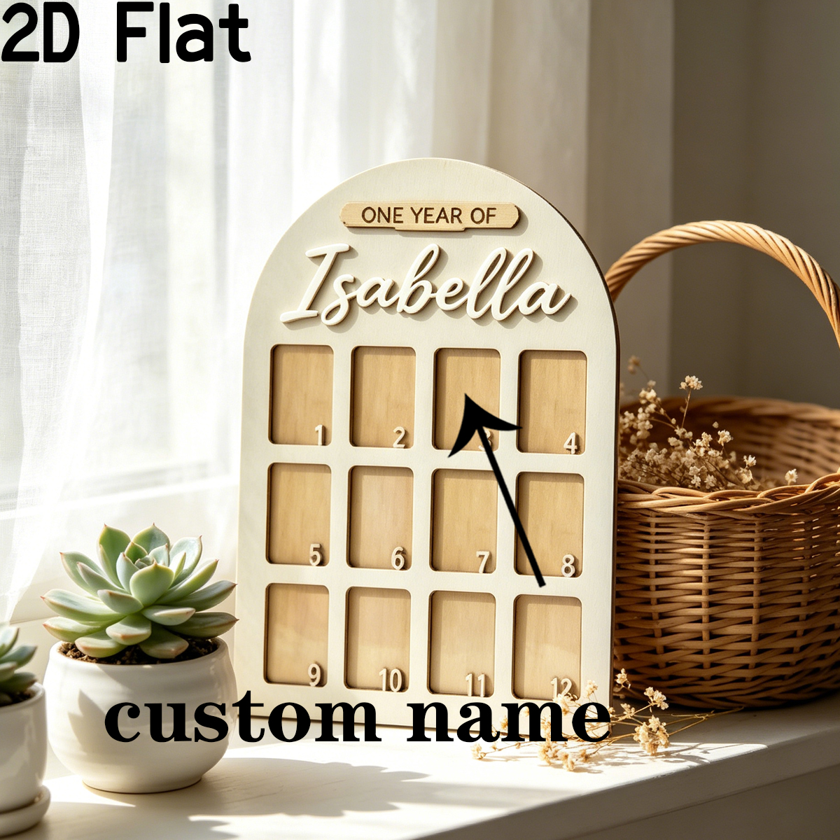 1Pc Custom Photo Record Board  - Eve Party recension och pris