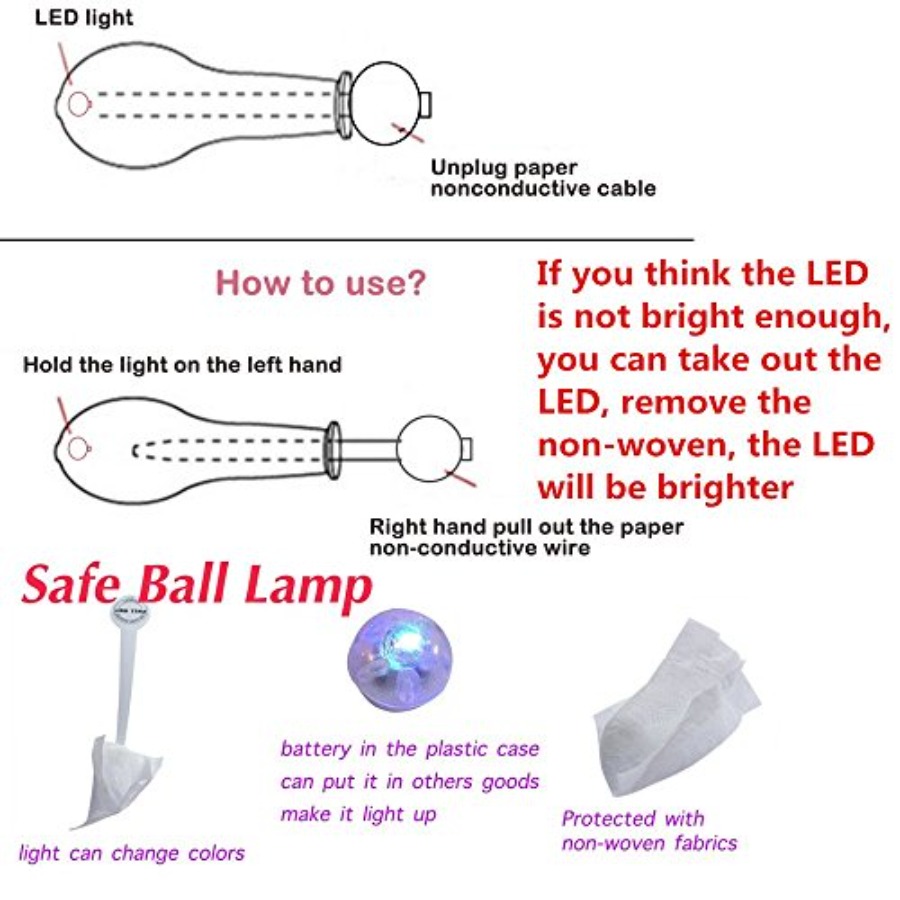 20 LED Light Up Balloons, 12 i - Led Balloon Light recension och pris