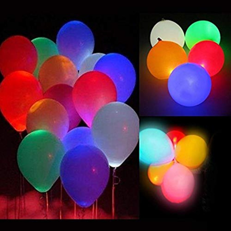 20 LED Light Up Balloons, 12 i - Led Balloon Light recension och pris