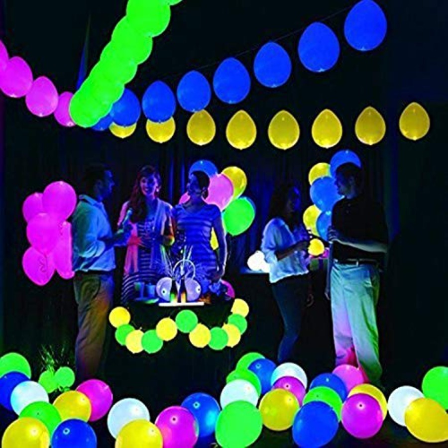 20 LED Light Up Balloons, 12 i - Led Balloon Light recension och pris