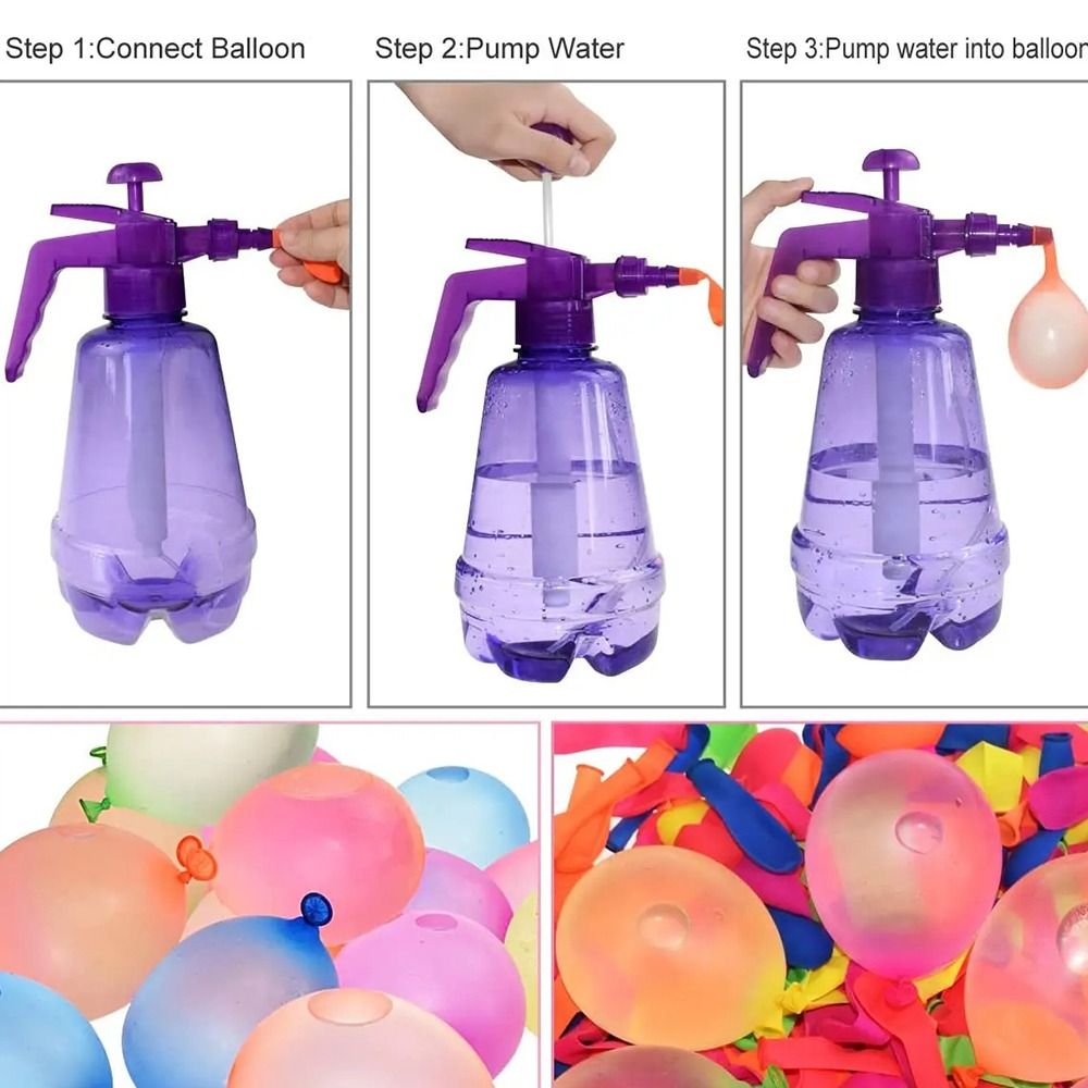 New Portable Air Water Bomb Ba - Balloon Pump Hand recension och pris
