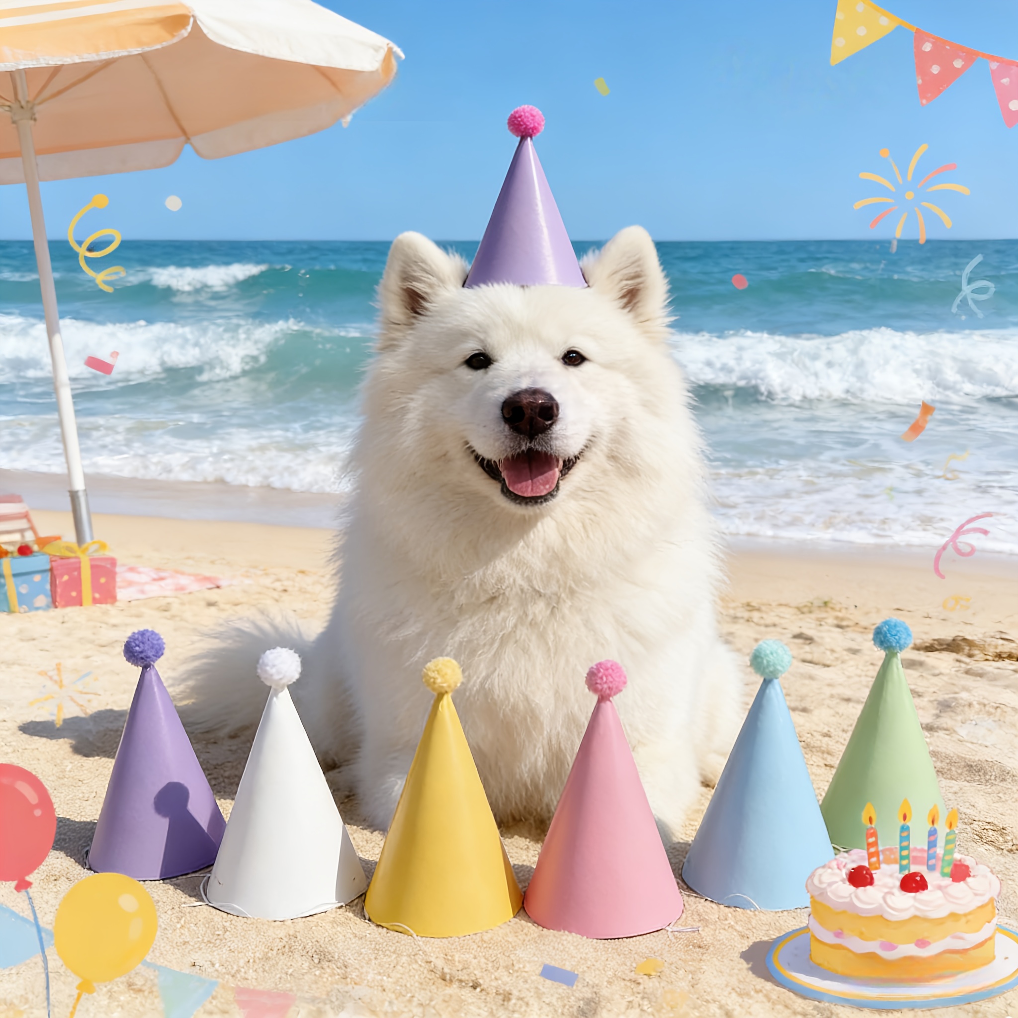 5/10 colorful birthday party h - Party Hat Cone recension och pris