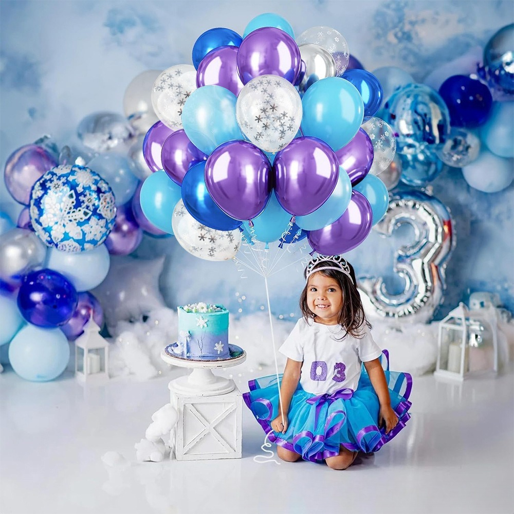 Winter Wonderland Snowflake Ba - Balloon Arch Kit recension och pris