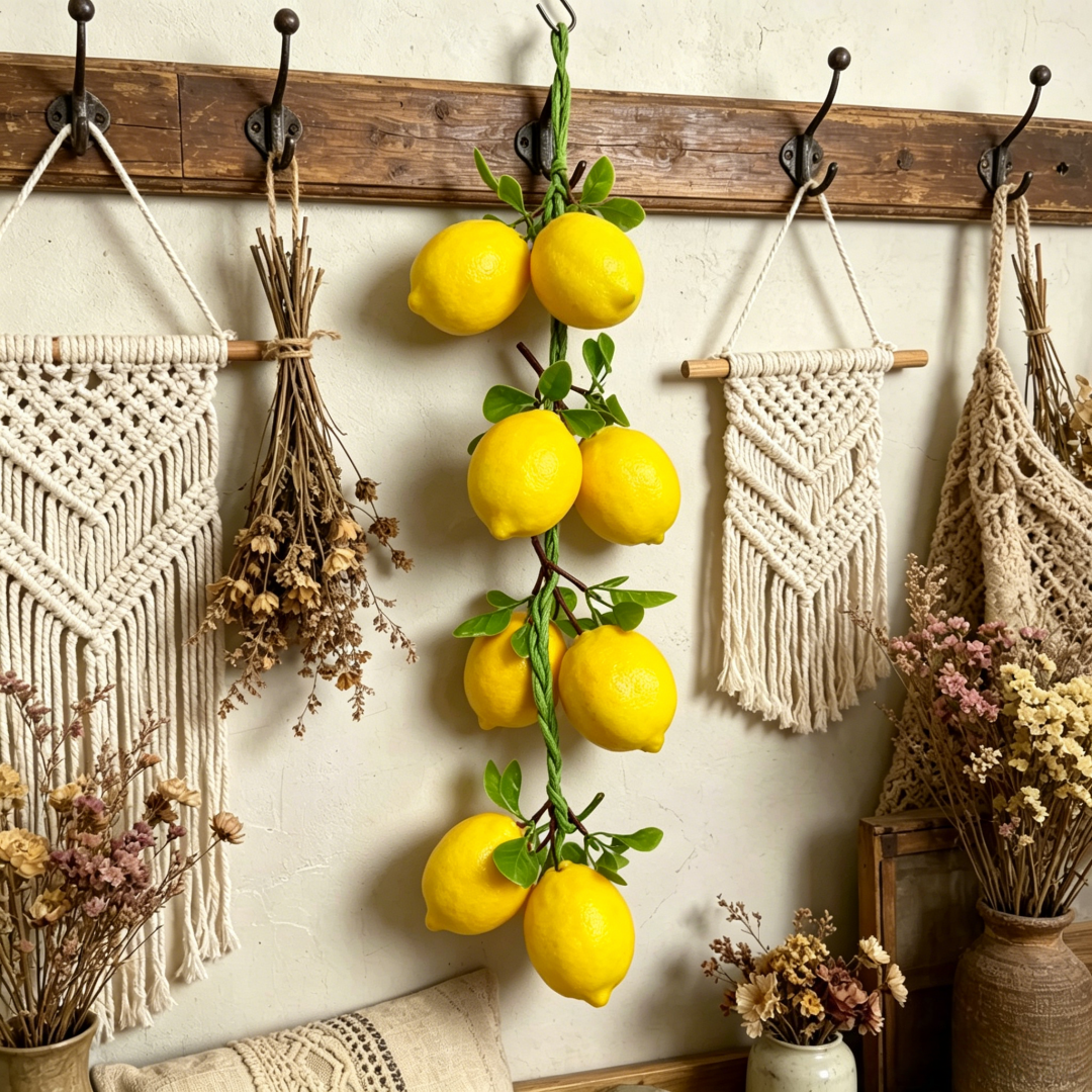 Artificial lemon skewers, Real - Centerpiece Stick recension och pris