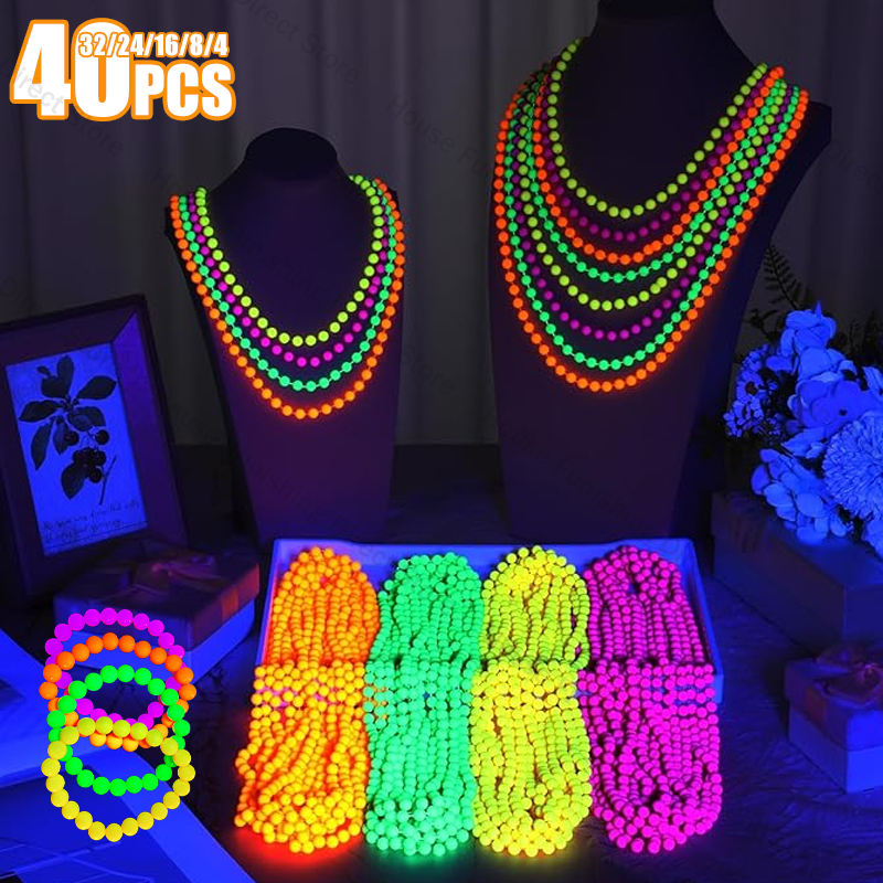 New Fluorescent Neon Necklace  - Cotton Candy Cone recension och pris