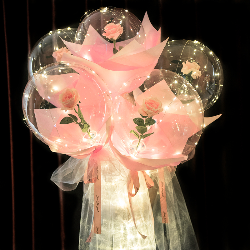 LED Luminous Balloon Rose Bouq - Led Balloon Light recension och pris