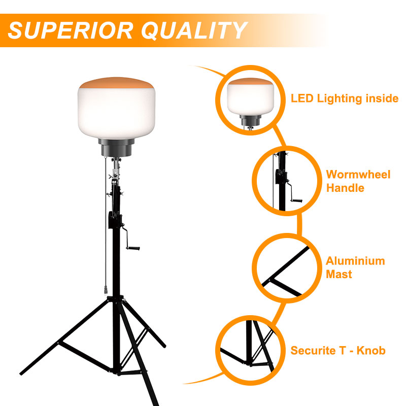 Outdoor Portable Led Work Ball - Led Balloon Light recension och pris
