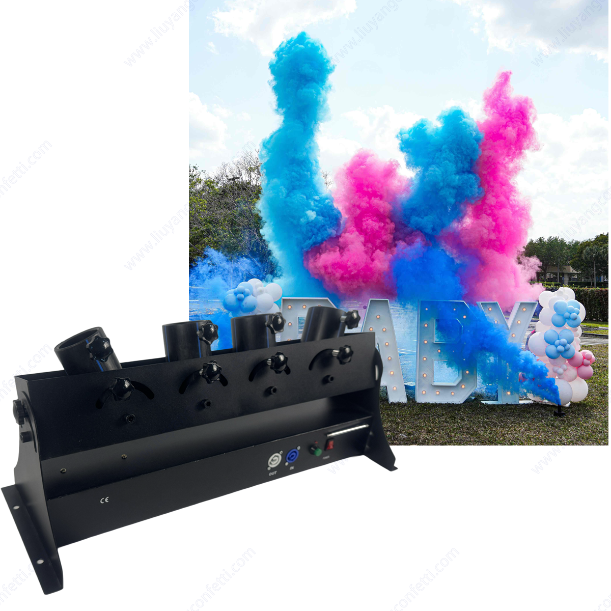 Electronic Spray Confetti Powd - Confetti Cannon Tube recension och pris