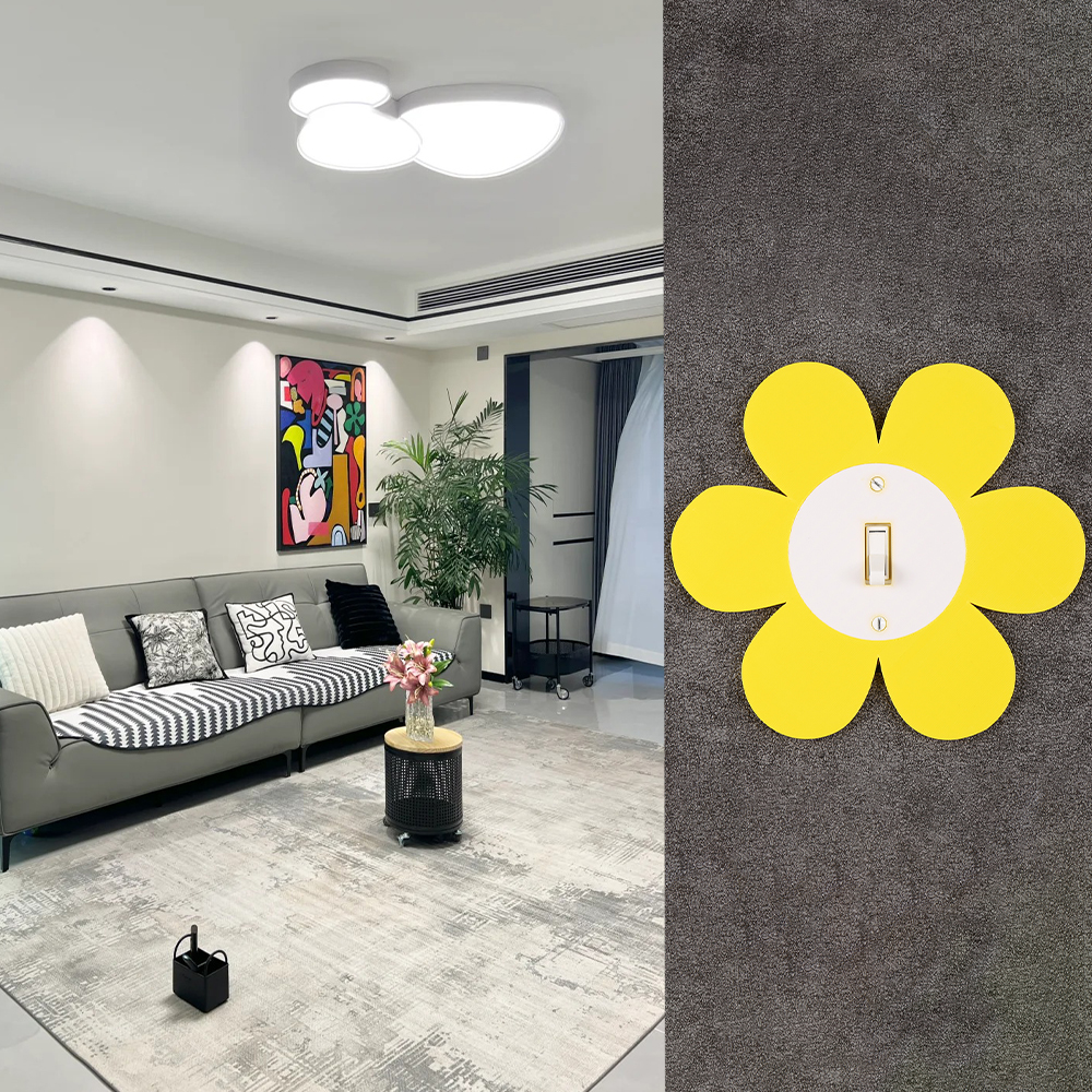 Cross-border Flower-shaped Swi - Flower Wall Panel recension och pris