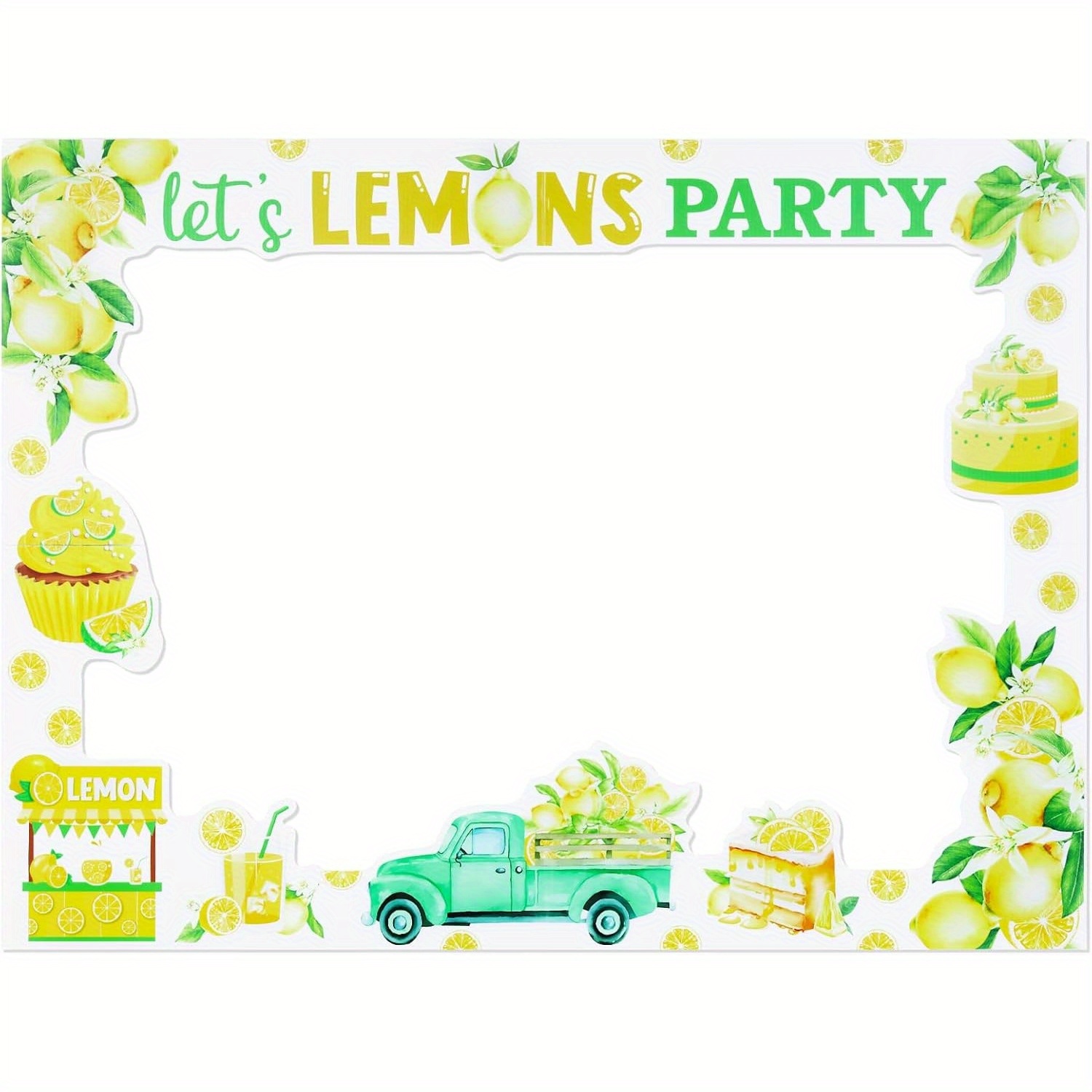 Lemon Photo Booth Frame Lets L - Photo Booth Frame recension och pris