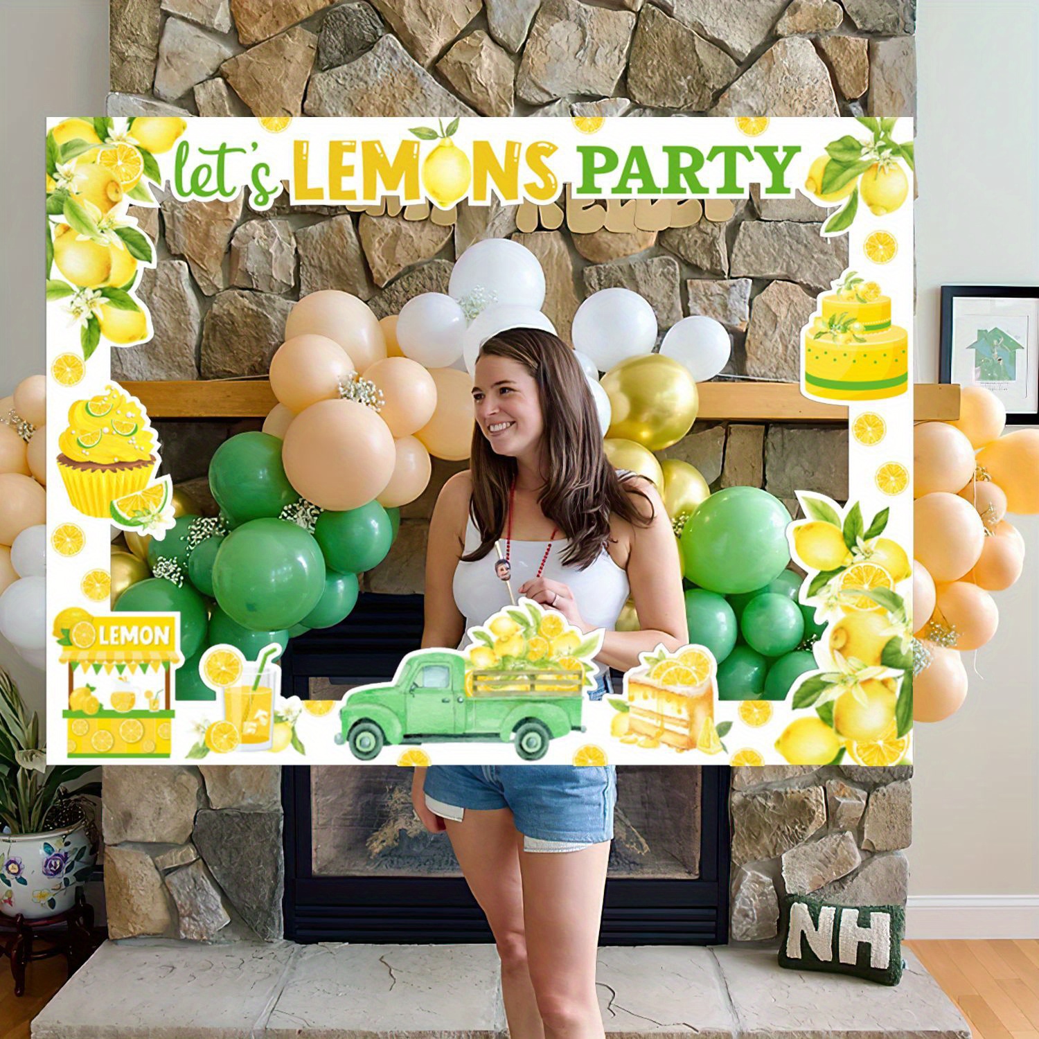 Lemon Photo Booth Frame Lets L - Photo Booth Frame recension och pris