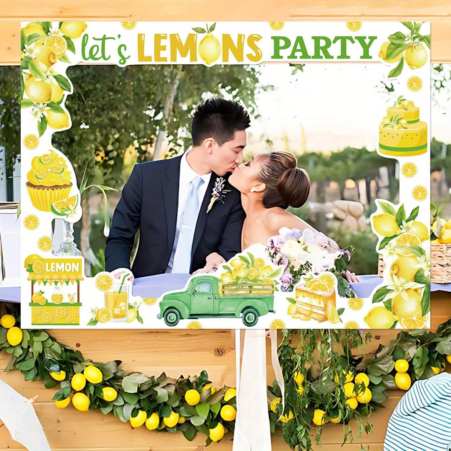 Lemon Photo Booth Frame Lets L - Photo Booth Frame recension och pris