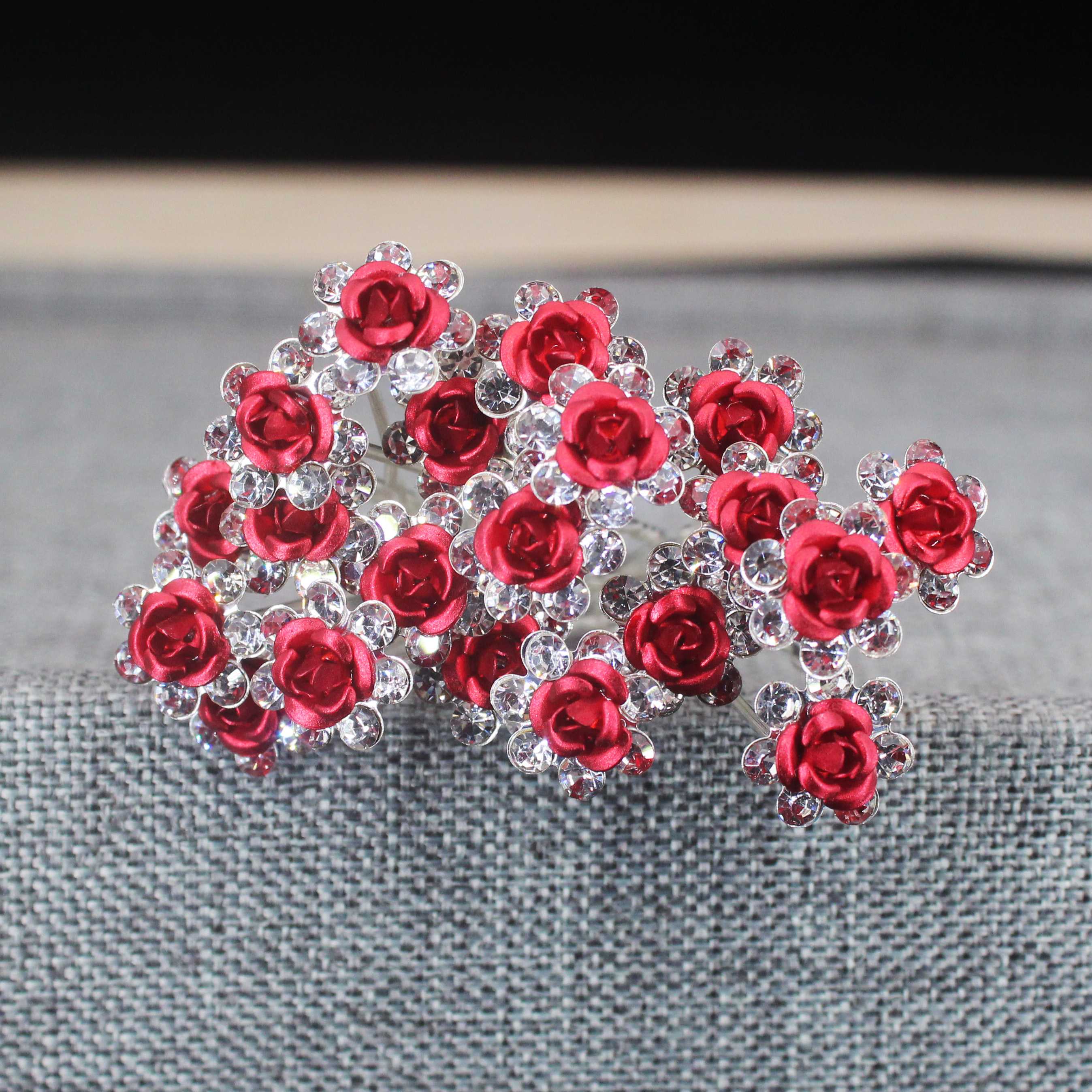 20PCS Rose Flower Rhinestone H - Event Suppliers recension och pris