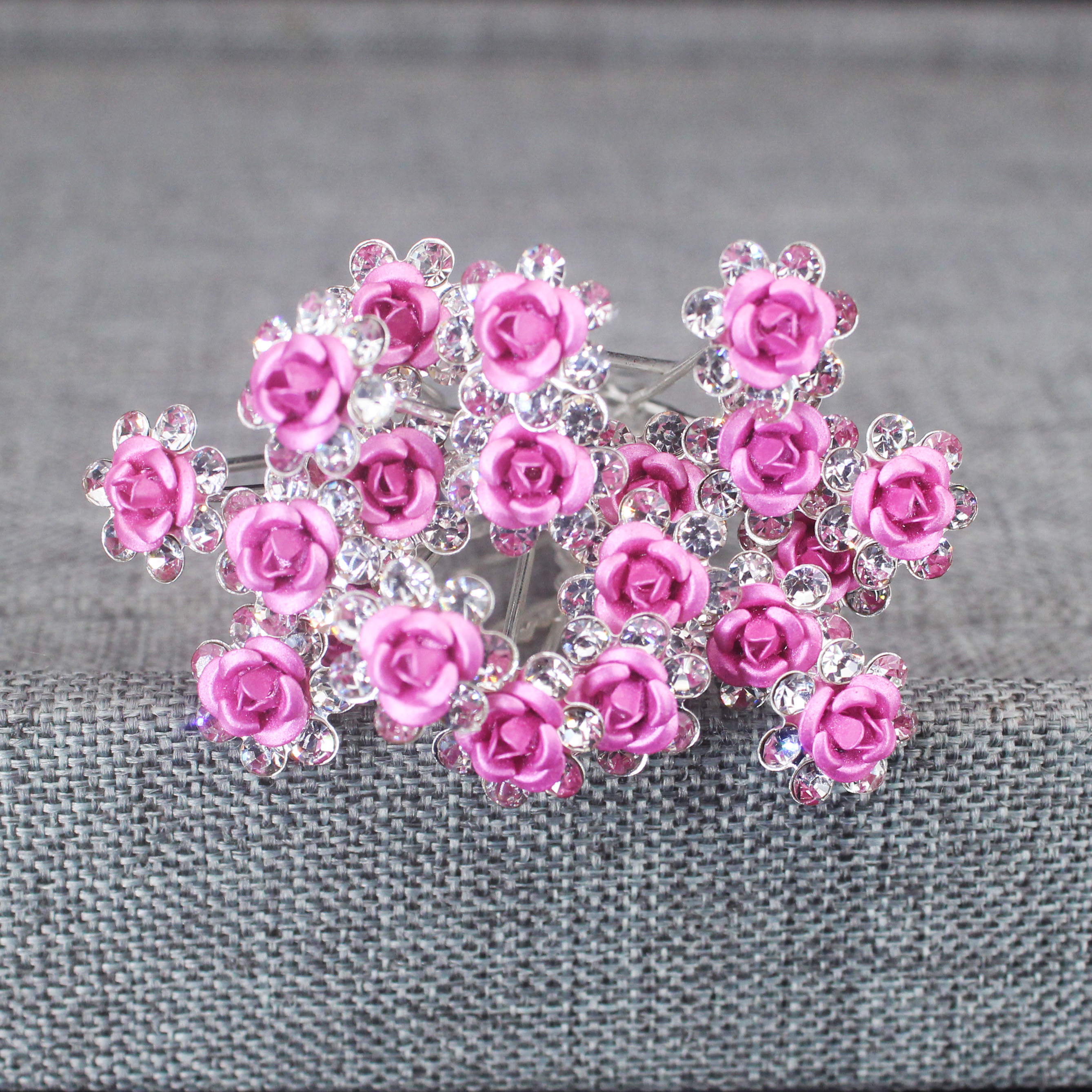 20PCS Rose Flower Rhinestone H - Event Suppliers recension och pris