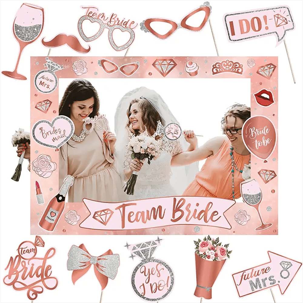 Bachelorette Party Rose Gold P - Photo Booth Frame recension och pris