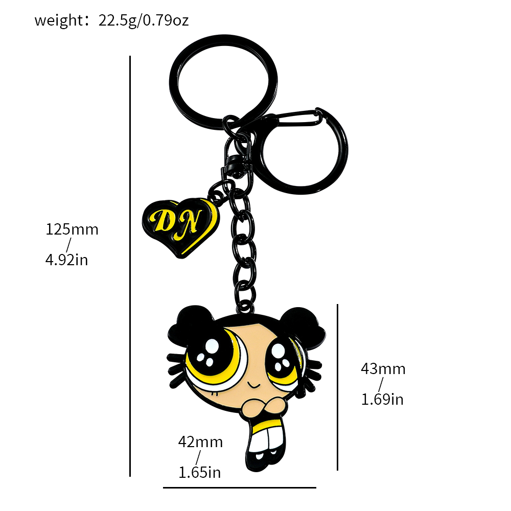 Anime Cute Girl Keychain Bag C - Party Favor Bag recension och pris