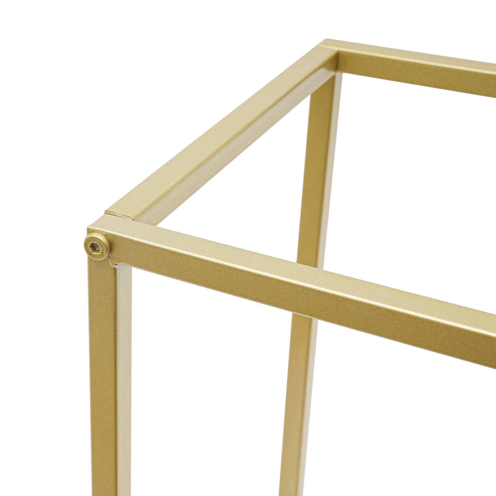 Gold Metal Square Floral Frame - Photo Booth Frame recension och pris