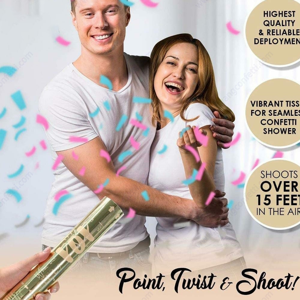 Wholesale Gender Reveal Popper - Confetti Cannon Tube recension och pris