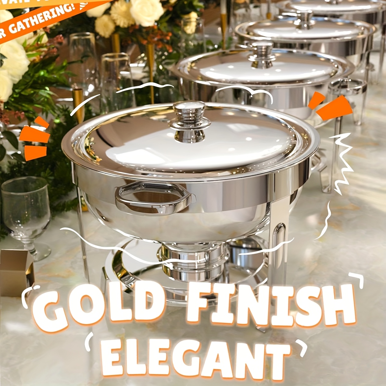 6/9QT Chafing Dishes For Buffe - Event & Party Supply recension och pris