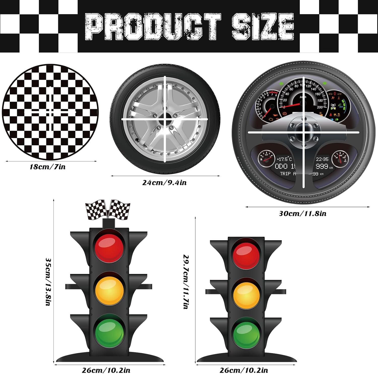3-Tier Race Car Cupcake Stand, - Cupcake Stand Tier recension och pris