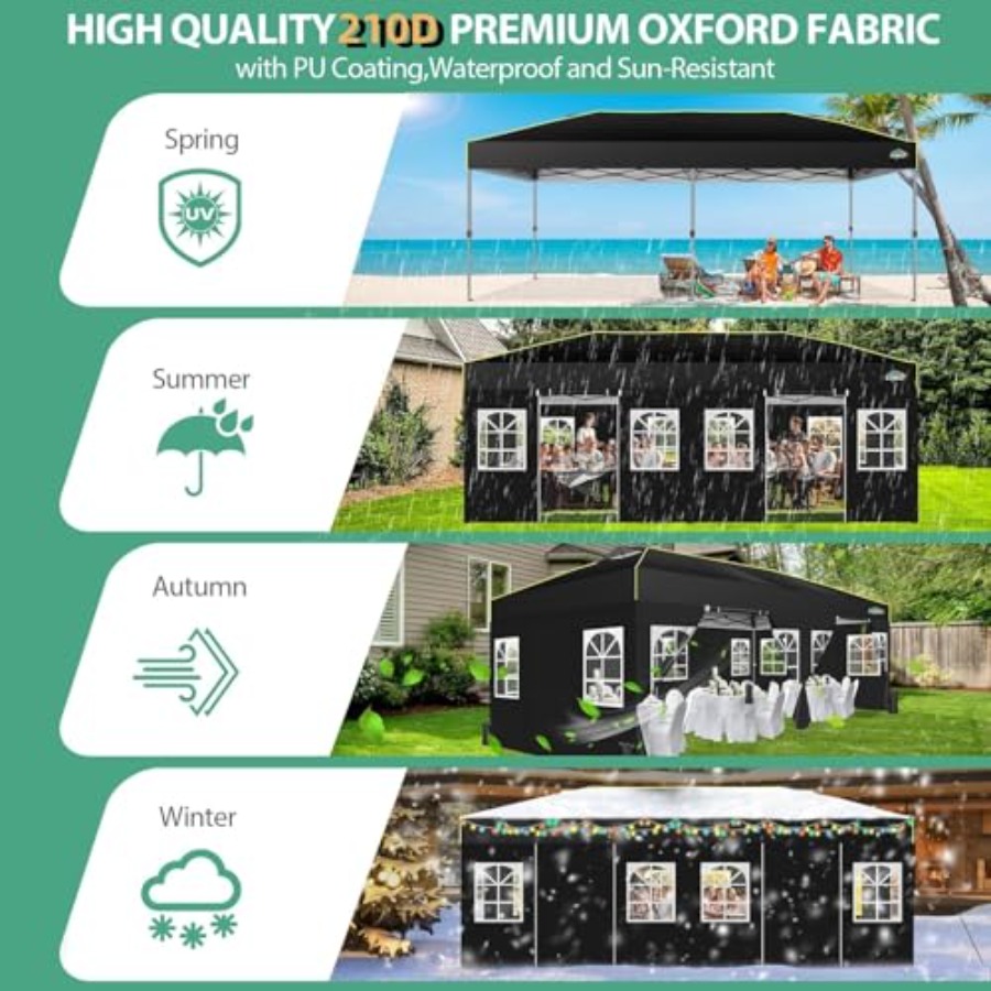 Outdoor event shelter with wat - Event & Party Supply recension och pris