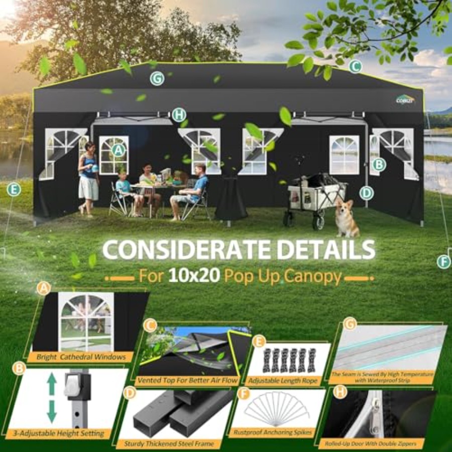 Outdoor event shelter with wat - Event & Party Supply recension och pris